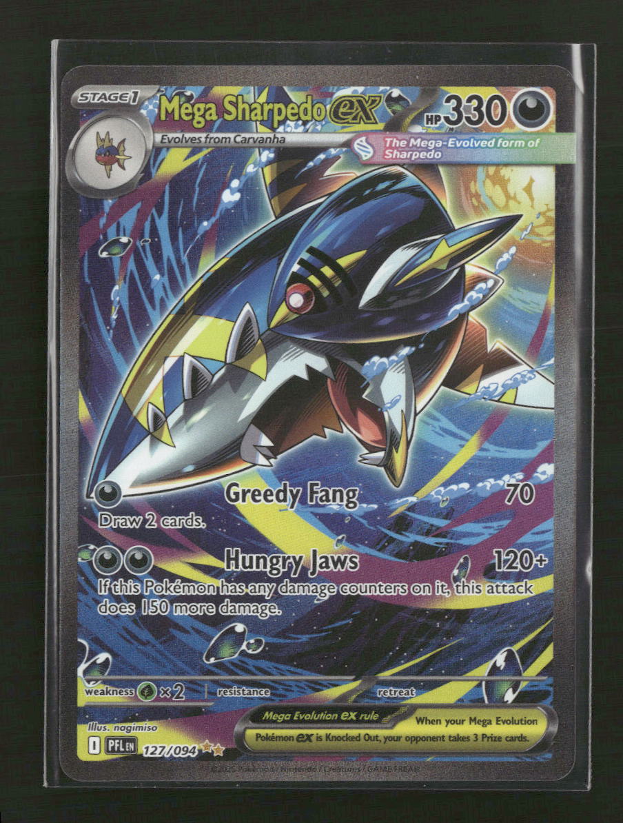 ME02: Phantasmal Flames Mega Sharpedo ex #127/094