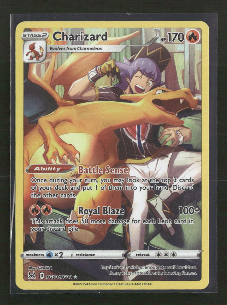 SWSH11: Lost Origin Trainer Gallery Charizard #TG03/TG30
