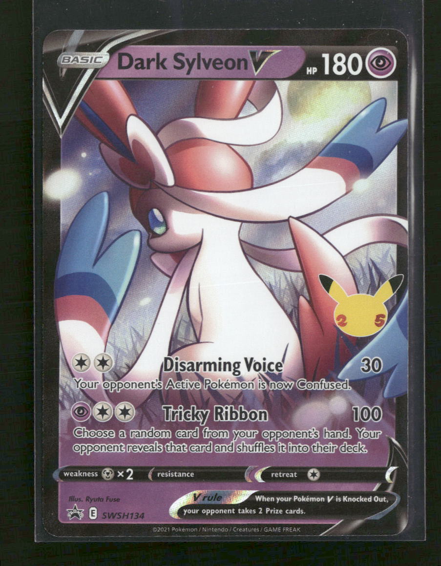 SWSH: Sword & Shield Promo Cards Dark Sylveon V #SWSH134