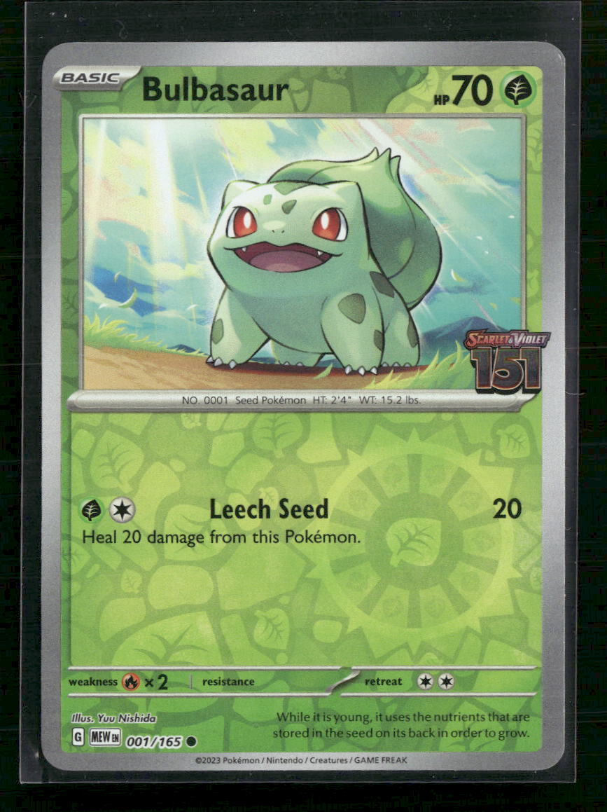 Miscellaneous Cards & Products Bulbasaur #001/165