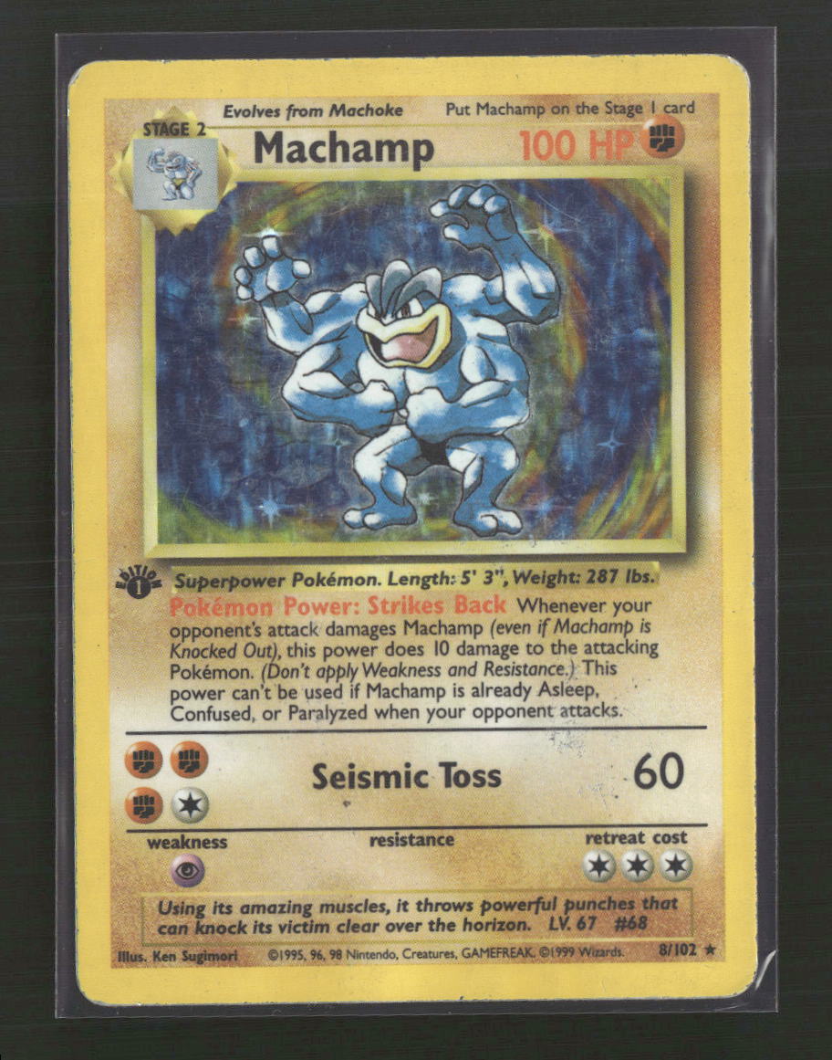 Deck Exclusives Machamp #008/102 Damaged