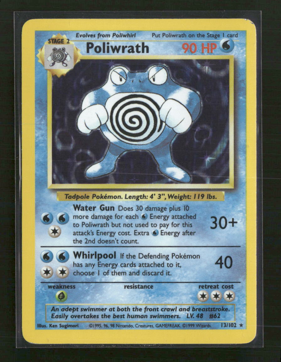 Base Set Poliwrath #013/102