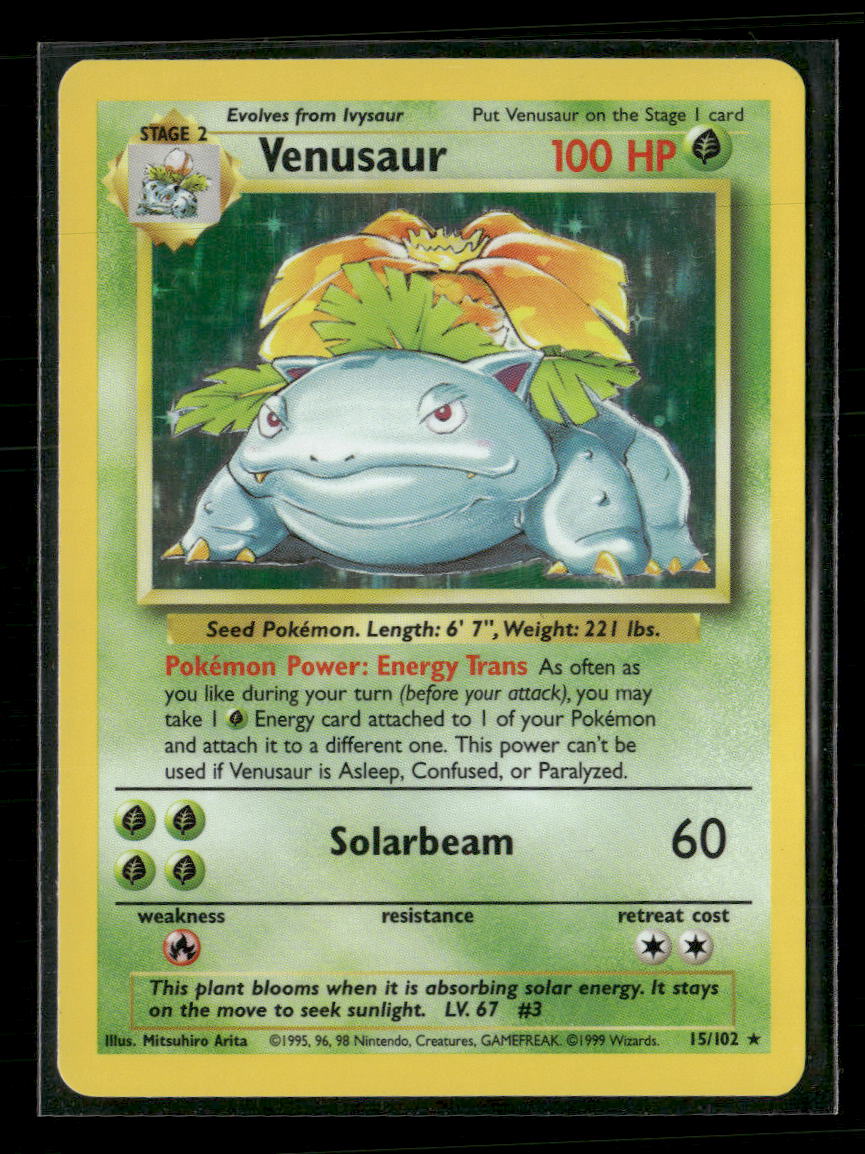 Base Set Venusaur #015/102