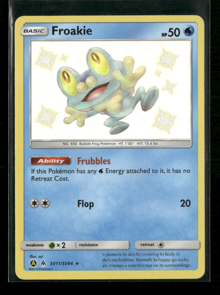 Hidden Fates: Shiny Vault Froakie #SV11/SV94