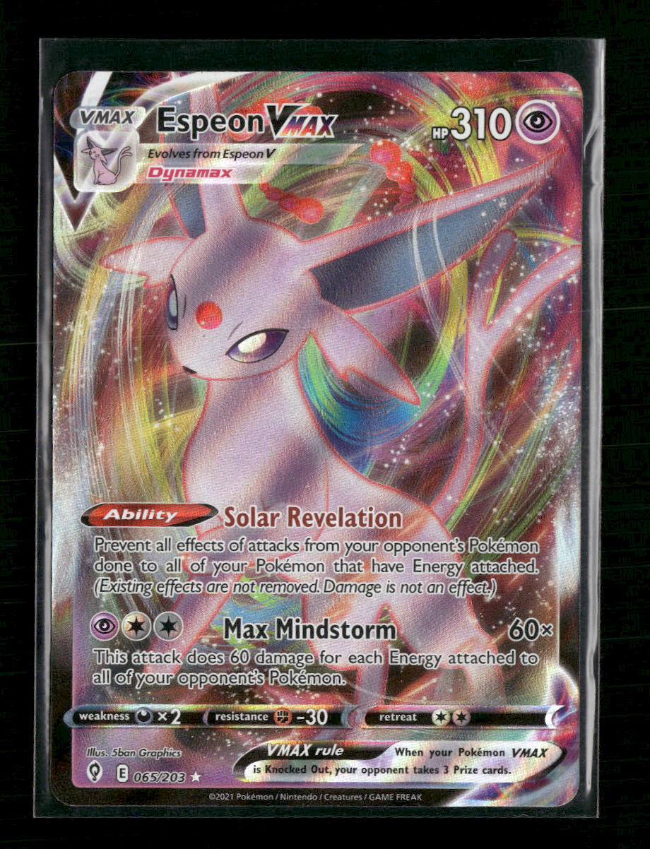 SWSH07: Evolving Skies Espeon VMAX #065/203