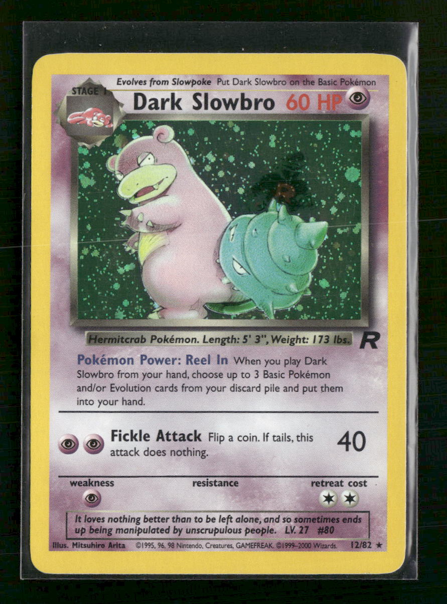 Team Rocket Dark Slowbro (12) #12/82