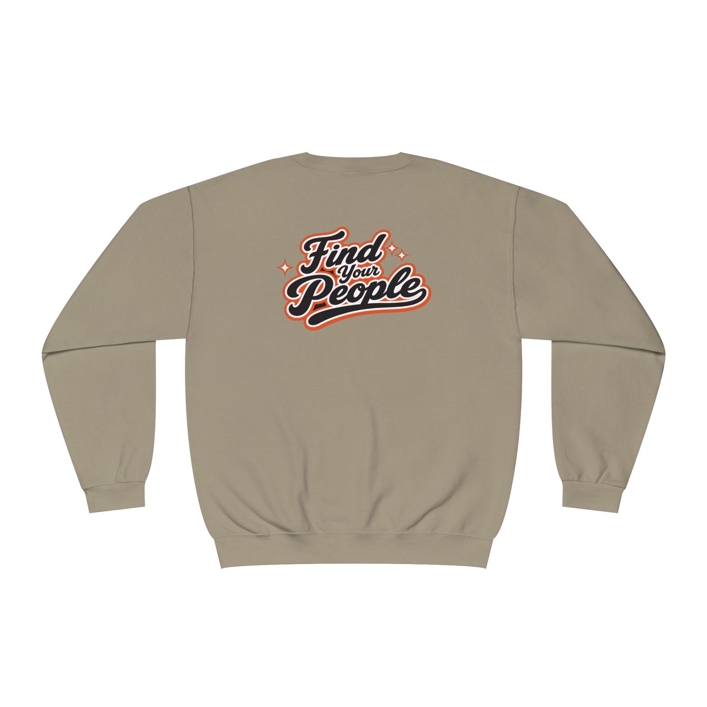 Find Your People Crewneck Sweatshirt – Retro Script Graphic Pullover