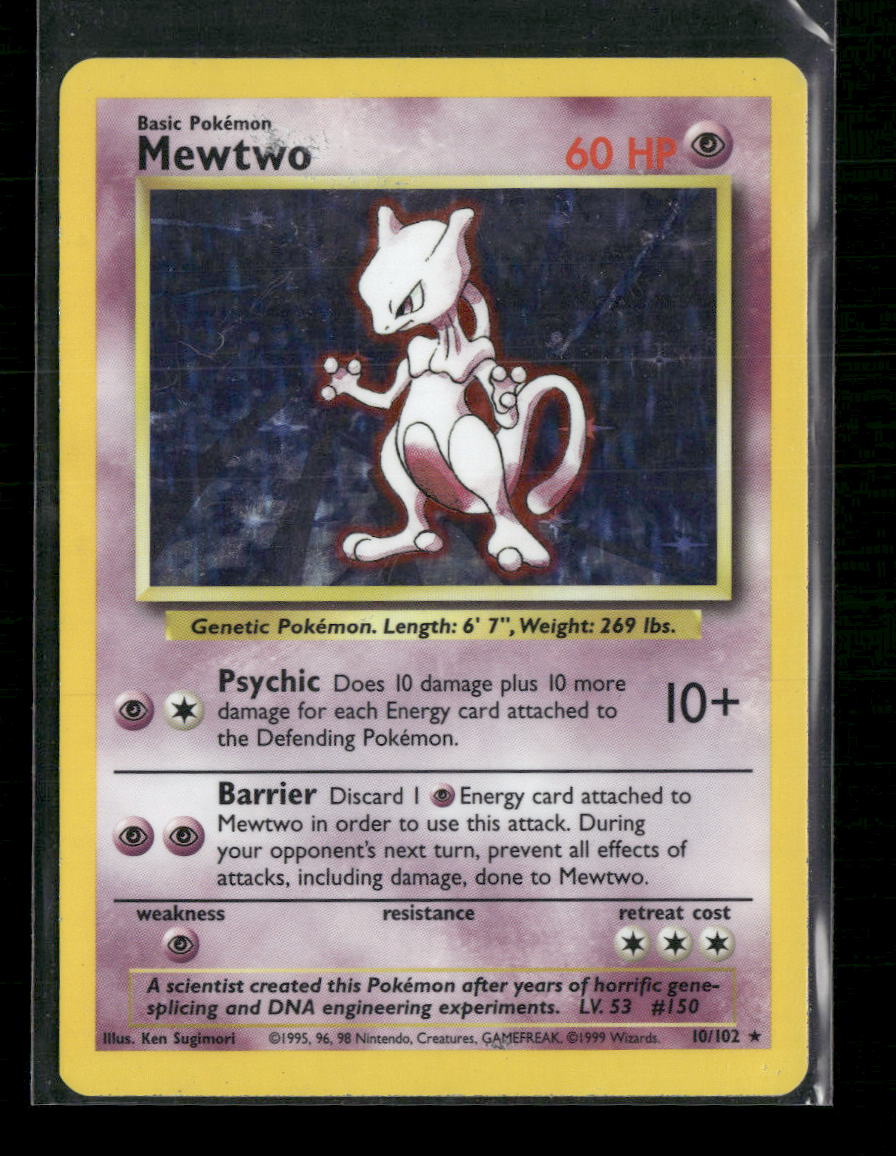 Base Set Mewtwo #010/102