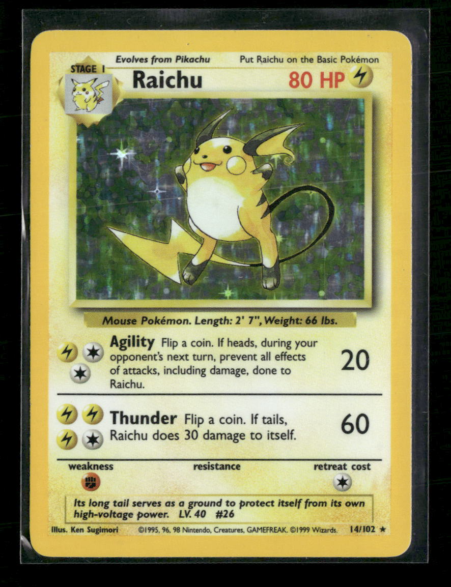 Base Set Raichu #014/102
