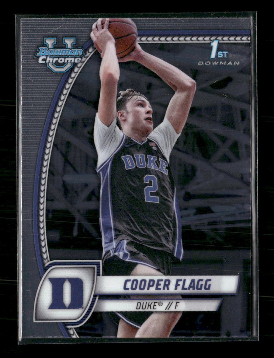 2024-25 Bowman University Chrome Refractor Cooper Flagg #16