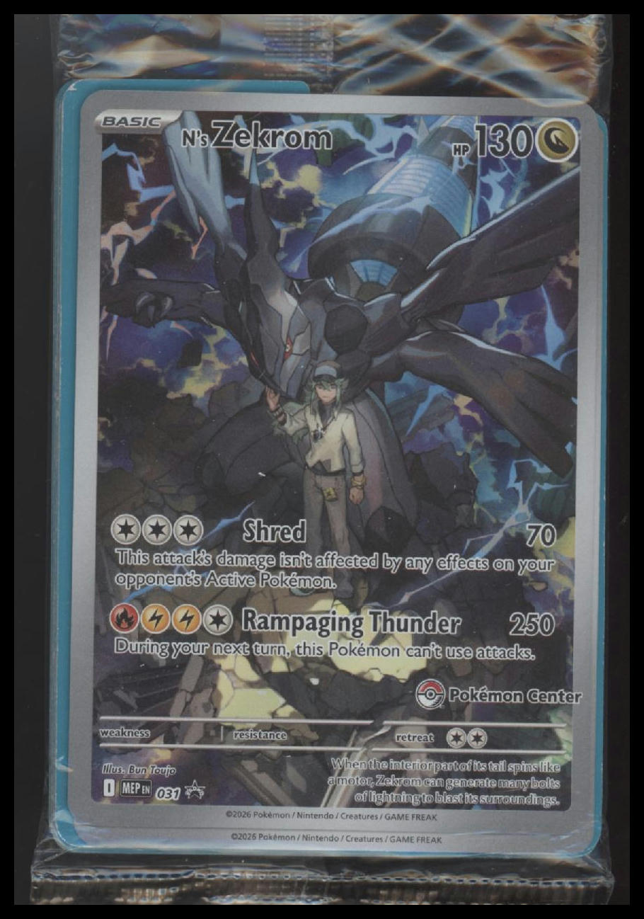 ME: Mega Evolution Promo N's Zekrom #031 *Pokémon Center