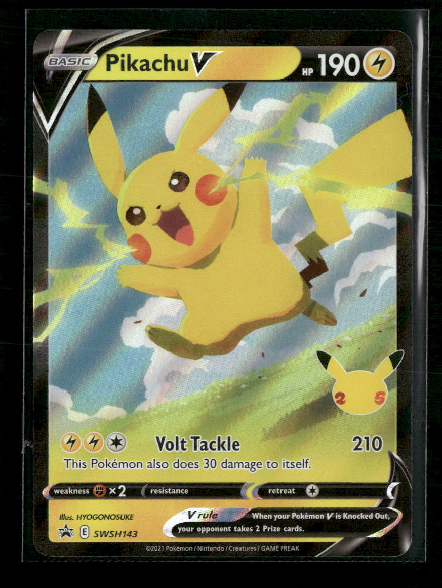 SWSH: Sword & Shield Promo Cards Pikachu V #SWSH143