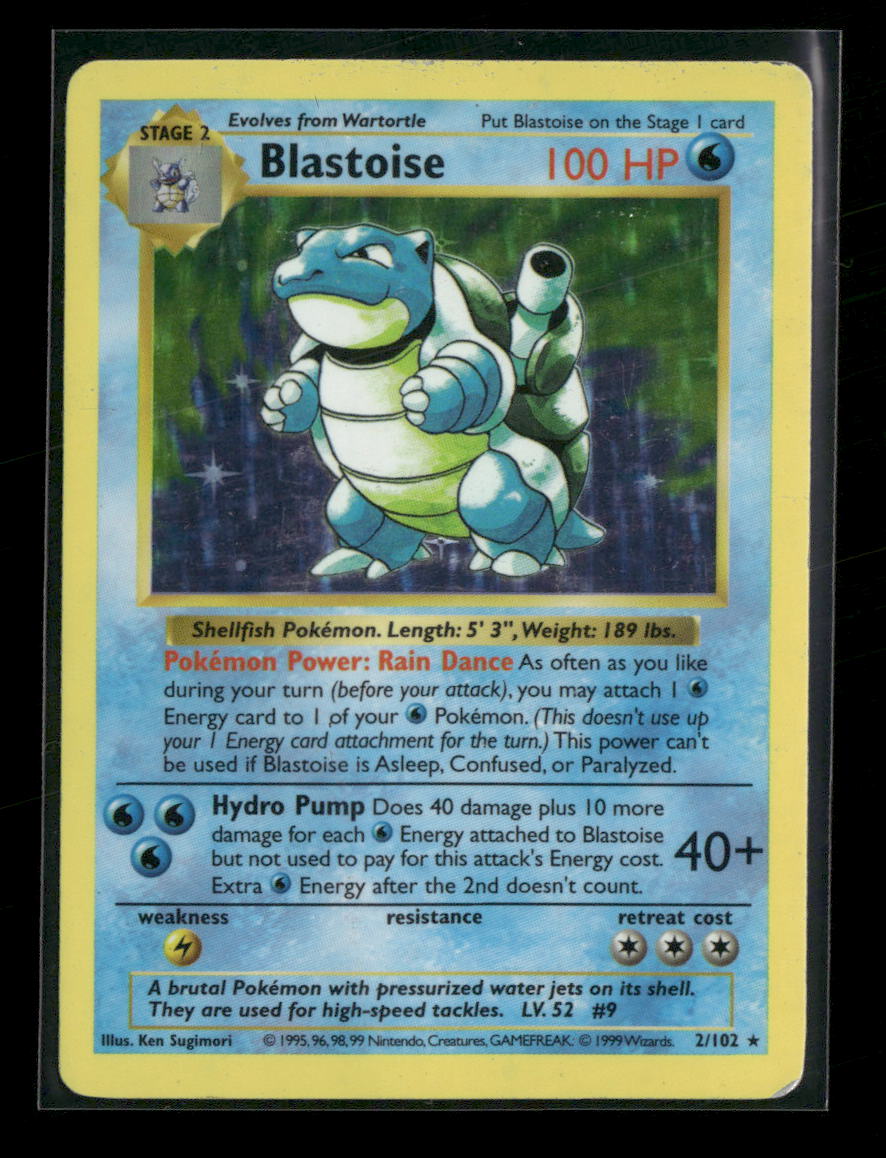 Base Set (Shadowless) Blastoise #002/102