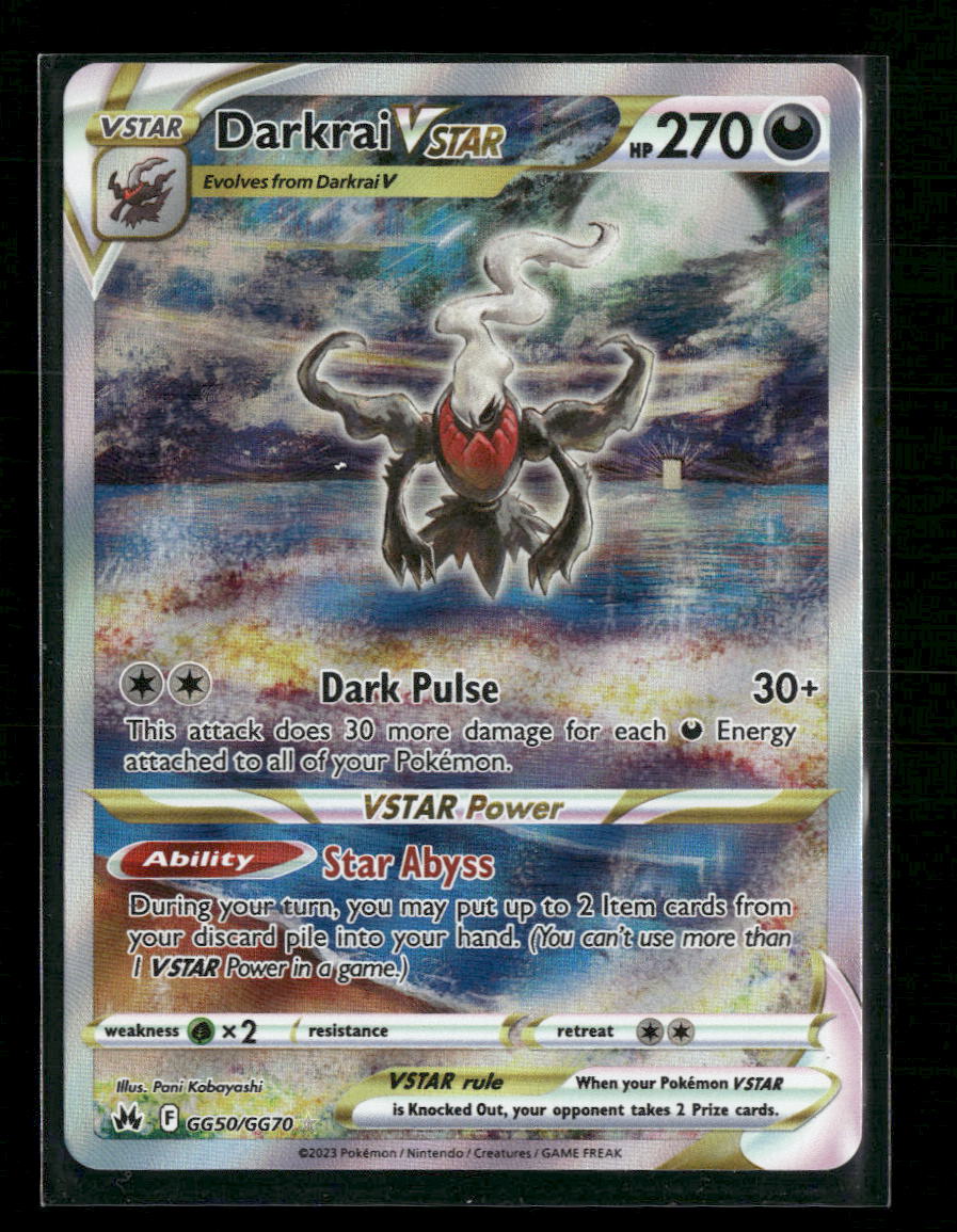 SWSH: Crown Zenith: Galarian Gallery Darkrai VSTAR #GG50/GG70