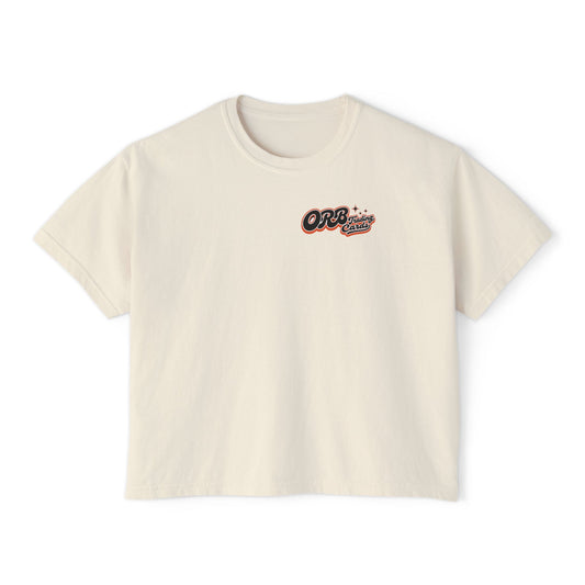 Find Your People Boxy Tee — Women's Casual Retro Script T-Shirt