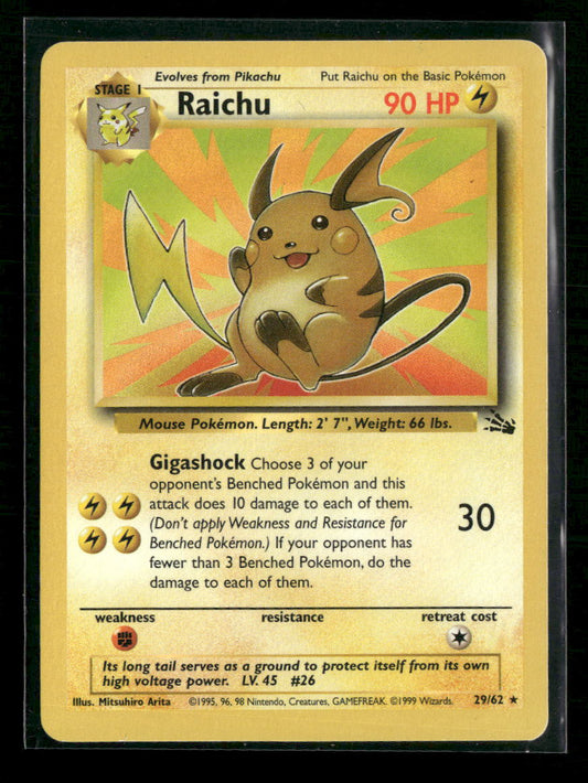 Fossil Raichu (29) #29/62