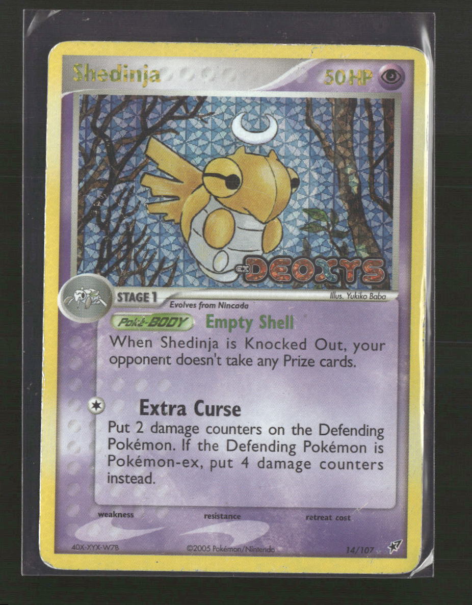 Deoxys Shedinja #14/107 Damaged