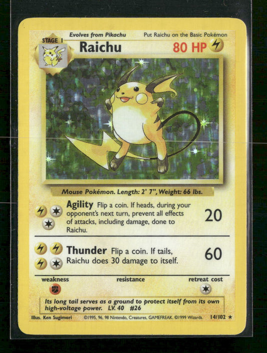 Base Set Raichu #014/102
