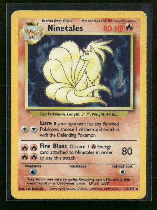 Base Set Ninetales #012/102