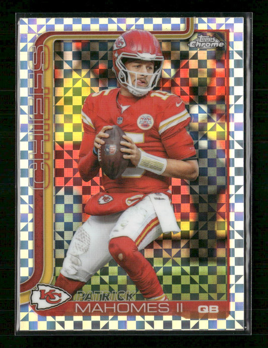 2025 Topps Chrome X-Fractor Patrick Mahomes II #148