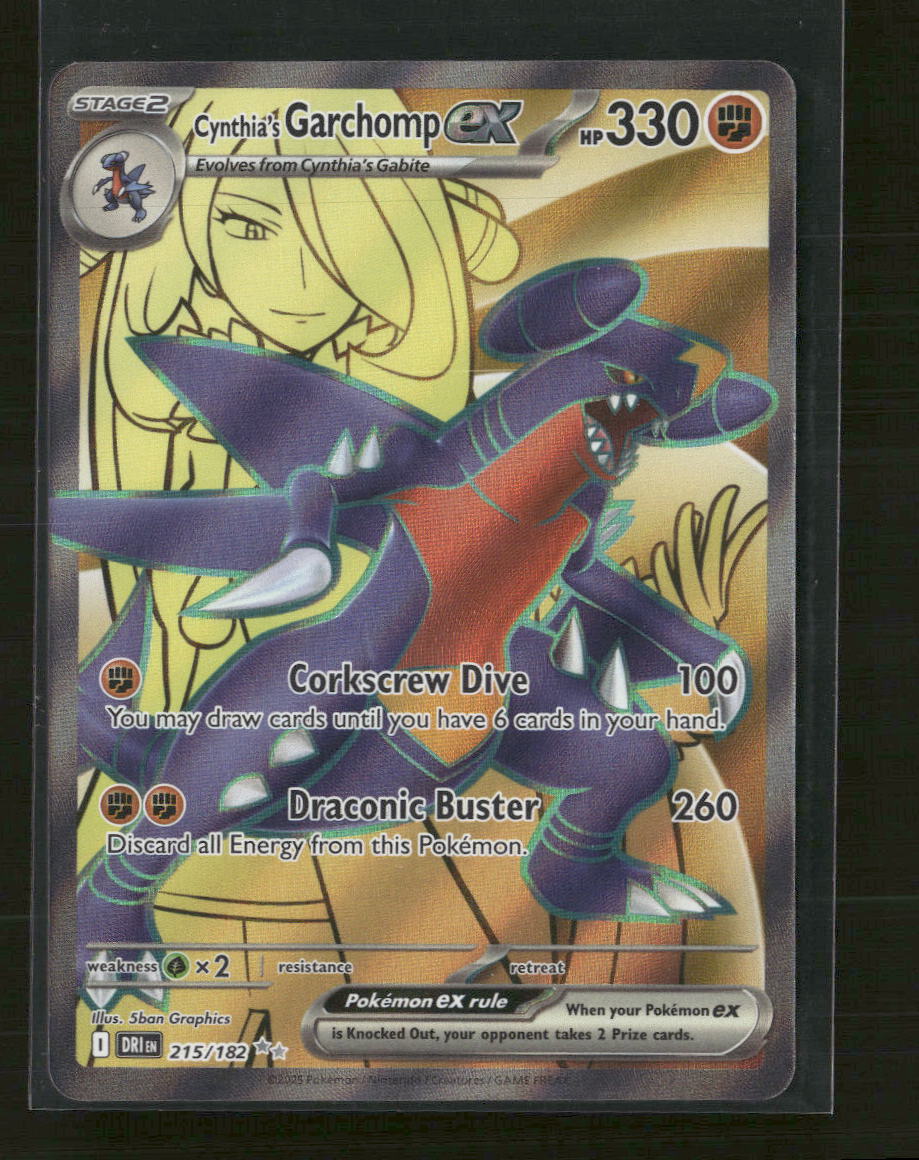 SV10: Destined Rivals Cynthia's Garchomp ex #215/182