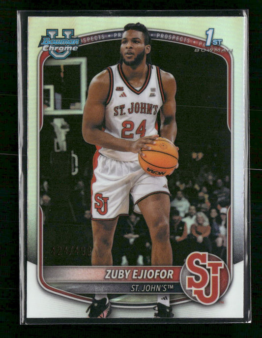 2025-26 Bowman Chrome Prospects Refractor Zuby Ejiofor #/499 #BCP-22