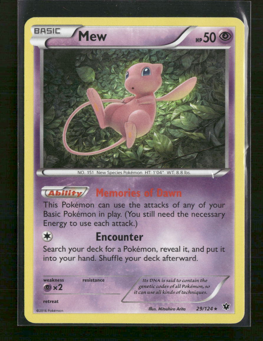XY - Fates Collide Mew #29/124