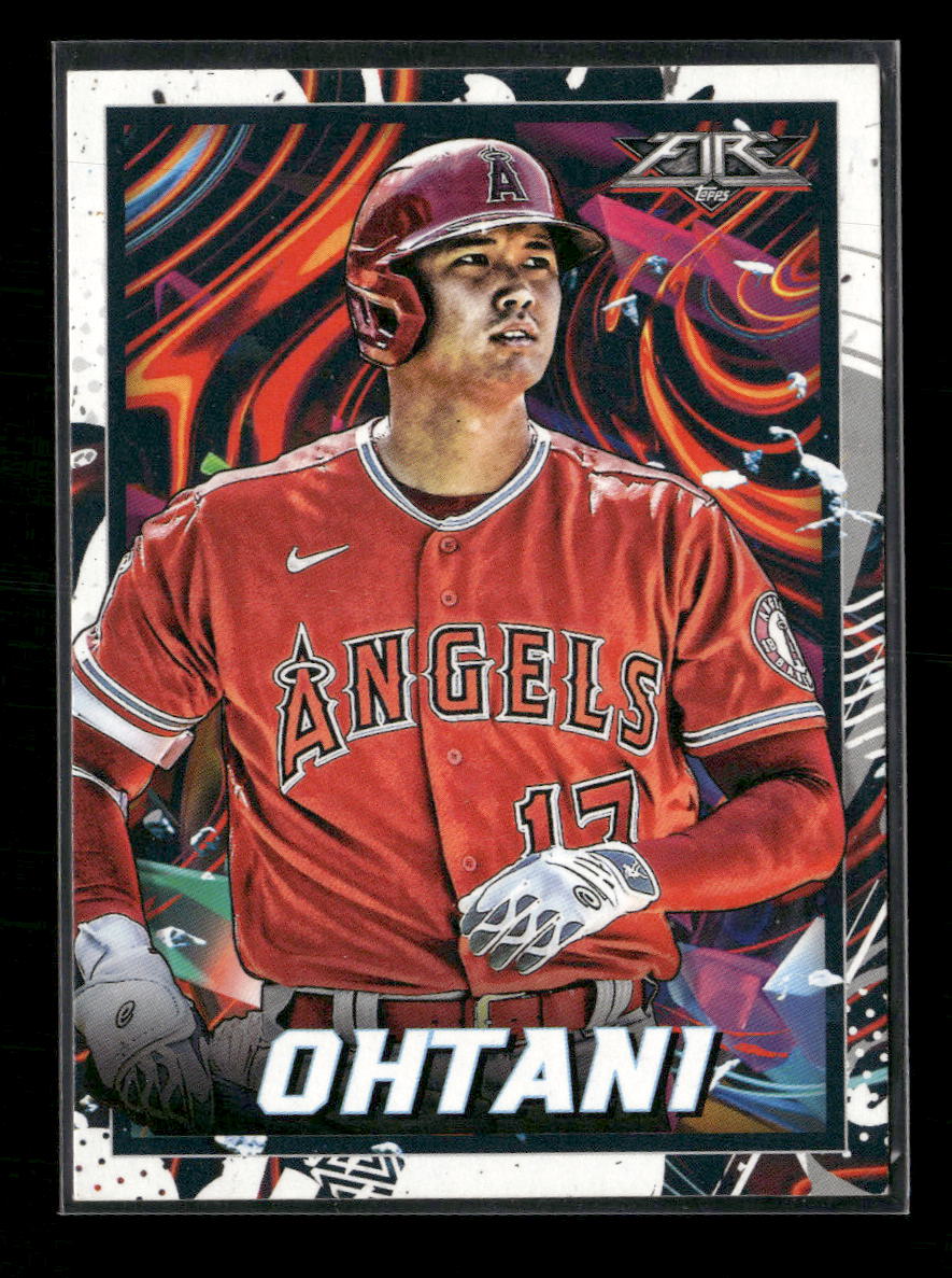 2022 Topps Fire Shohei Ohtani #35