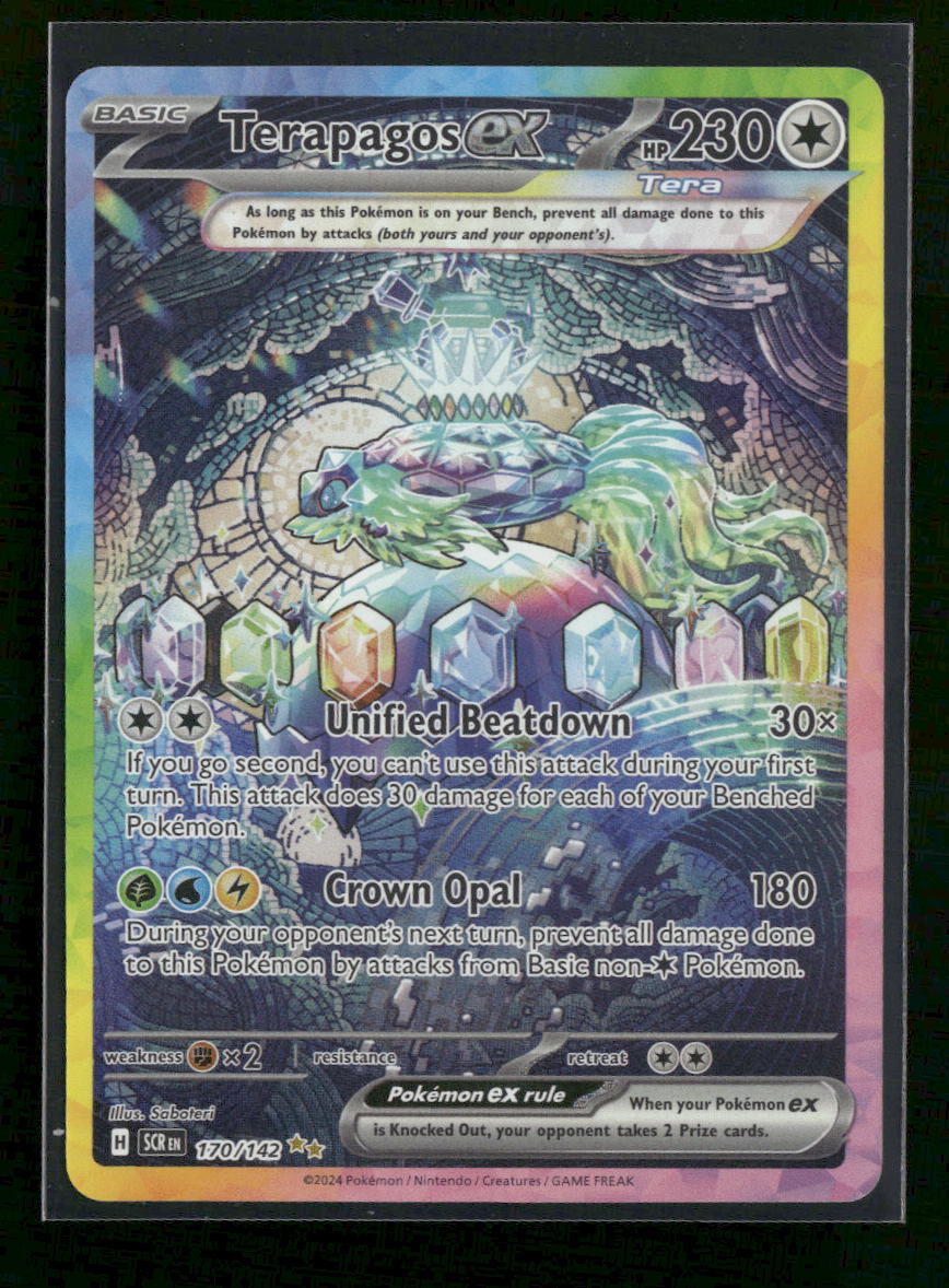 SV07: Stellar Crown Terapagos ex #170/142