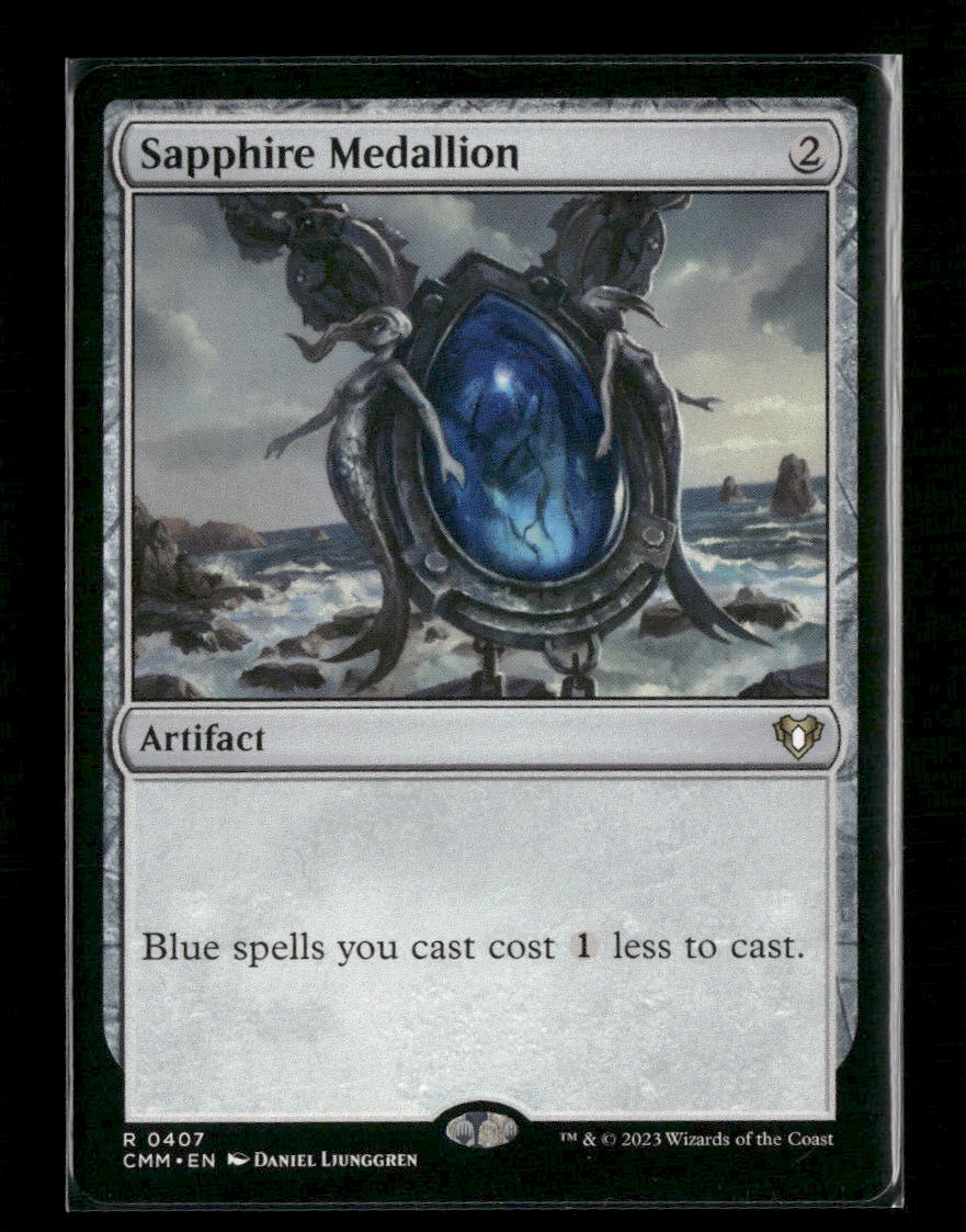 Commander Masters Sapphire Medallion #407