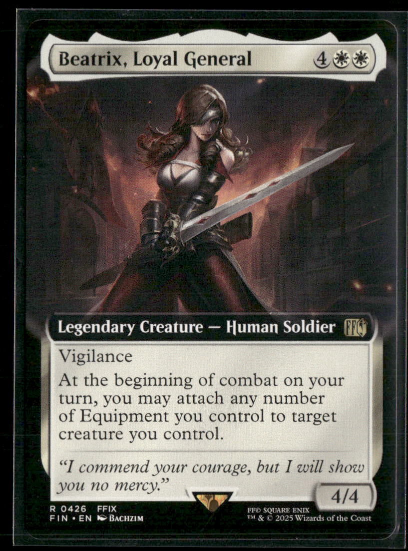 FINAL FANTASY Beatrix, Loyal General (Extended Art) #426