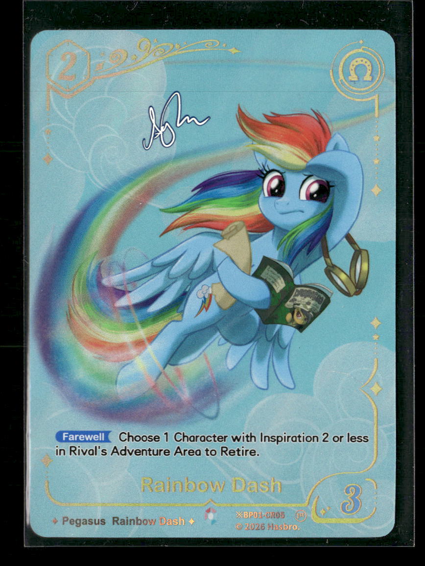 1st Edition Rainbow Dash My Little Pony: Fantasy Wonderland Shining Colorful
