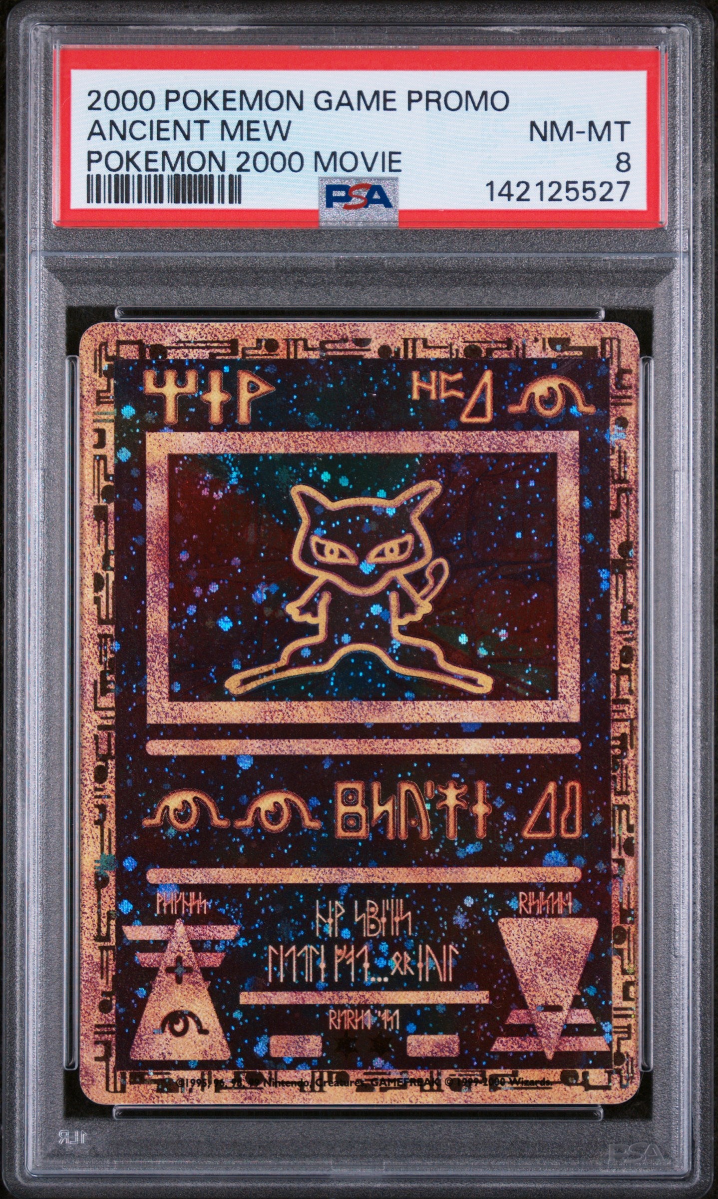 2000 Pokemon Game Movie Pokemon 2000 Movie Ancient Mew 8 PSA #