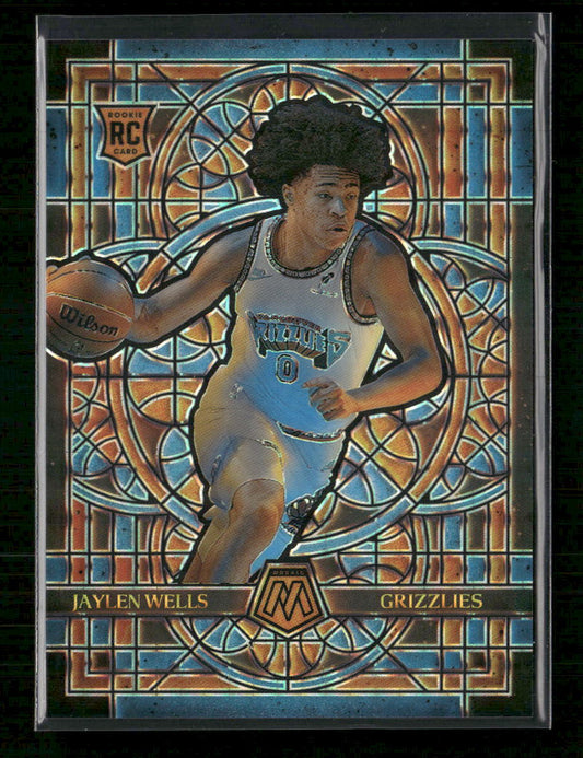 2024-25 Panini Mosaic Stained Glass Jaylen Wells #14
