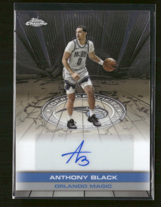 2025-26 Topps Chrome Auto Issue Veterans Anthony Black #TAU-AB