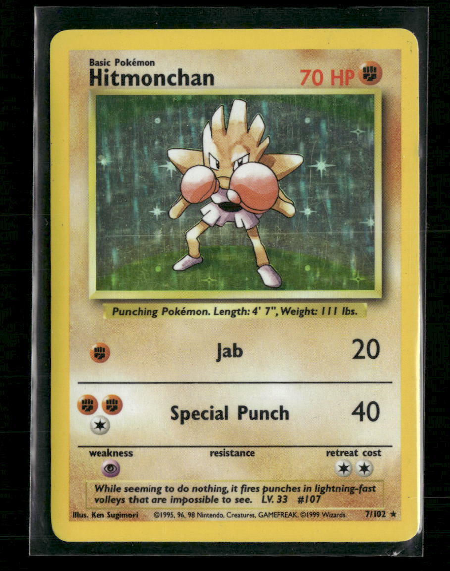 Base Set Hitmonchan #007/102