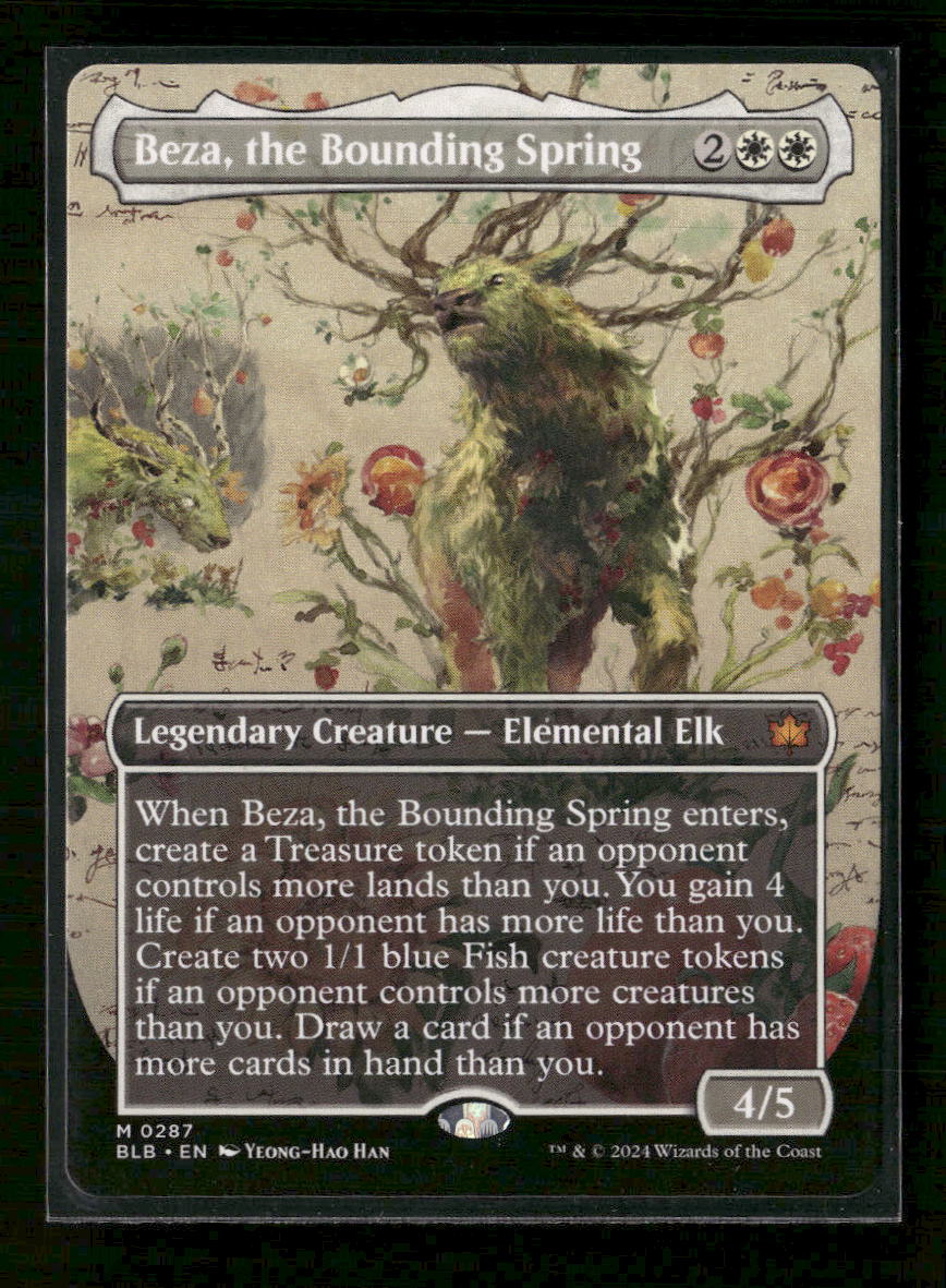 Bloomburrow Beza, the Bounding Spring (Borderless) #287
