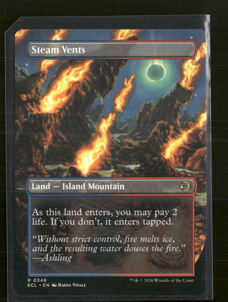 Lorwyn Eclipsed Steam Vents (Borderless) #348