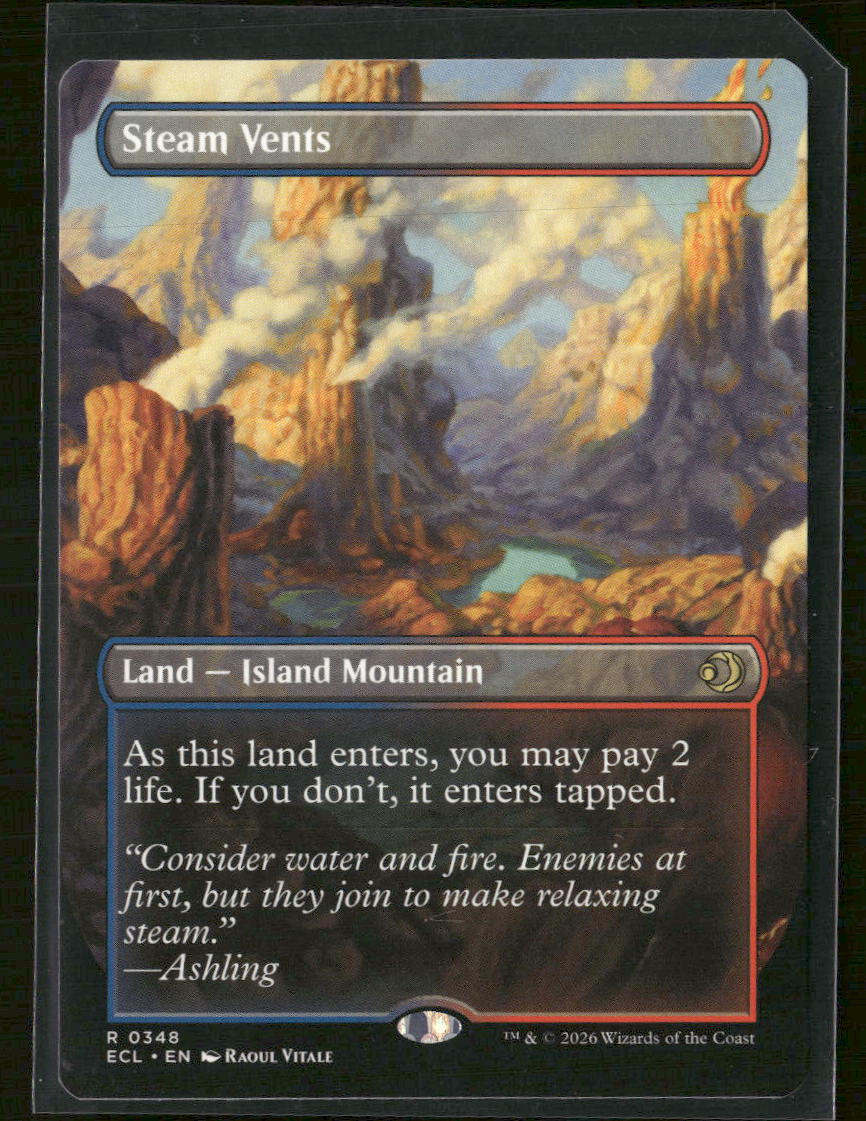 Lorwyn Eclipsed Steam Vents (Borderless) #348
