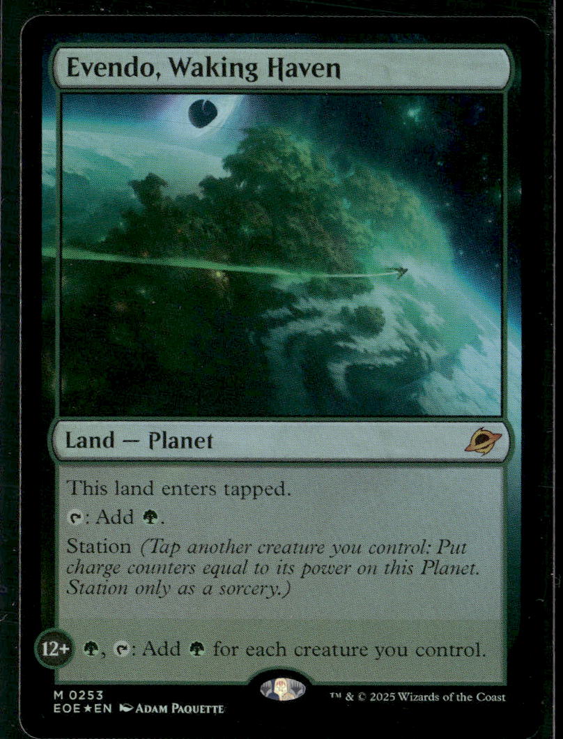 Edge of Eternities Evendo, Waking Haven Foil #253