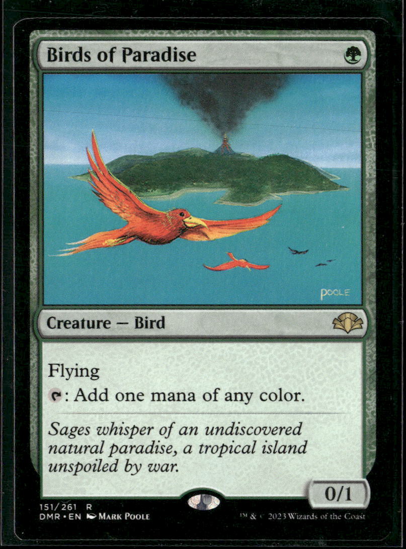 Dominaria Remastered Birds of Paradise #151
