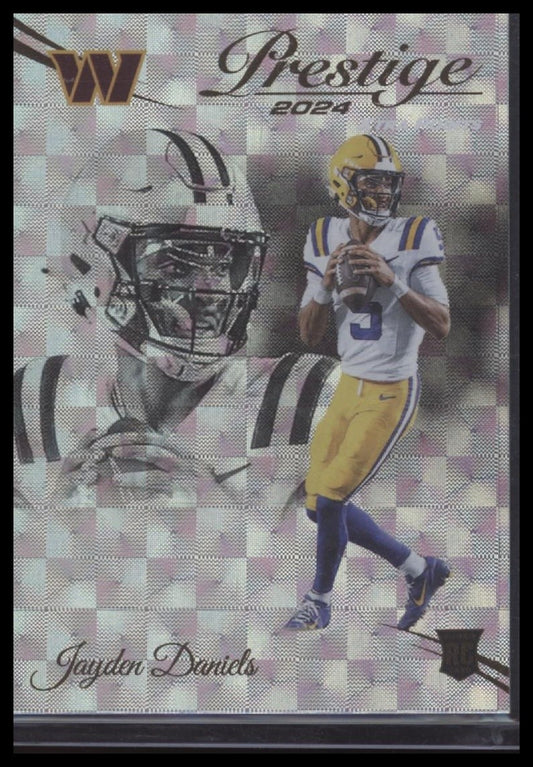 Jayden Daniels 2024 Panini Prestige #302 Diamond Xtra Points