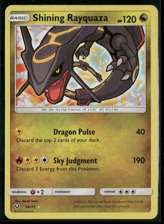 Pokemon Shining Legends #56/73 Shining Rayquaza
