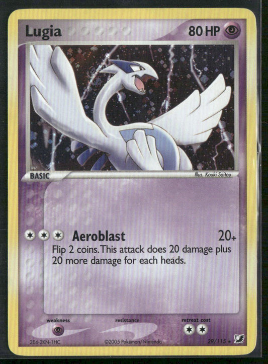 Pokemon Unseen Forces #29/115 Lugia Holo