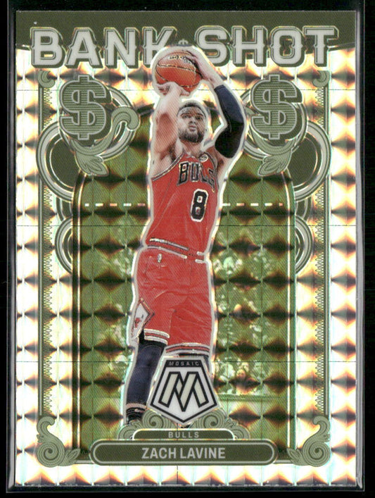 2023-24 Panini Mosaic #8 Zach LaVine Bank Shot Mosaic Prizm