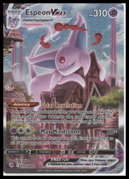 Espeon VMAX (Alternate Art Secret) SWSH08: Fusion Strike #270/264