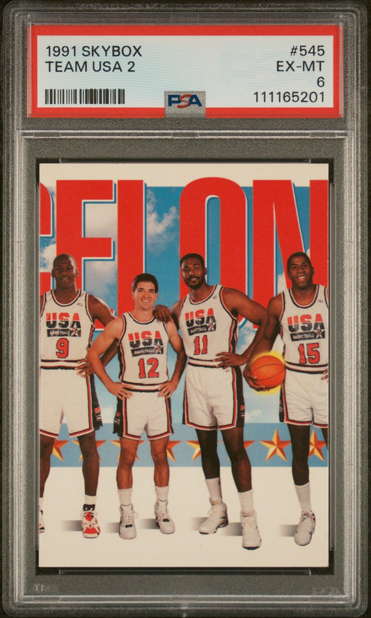 Team Usa 2 1991 Skybox #545 PSA 6