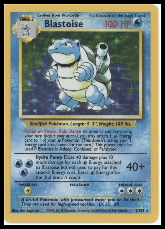 Blastoise Base Set #002/102