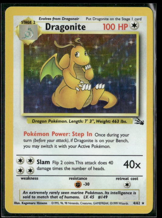 Dragonite (4) Fossil #04/62