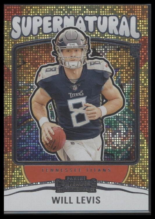 2023 Panini Contenders #5 Will Levis Supernatural
